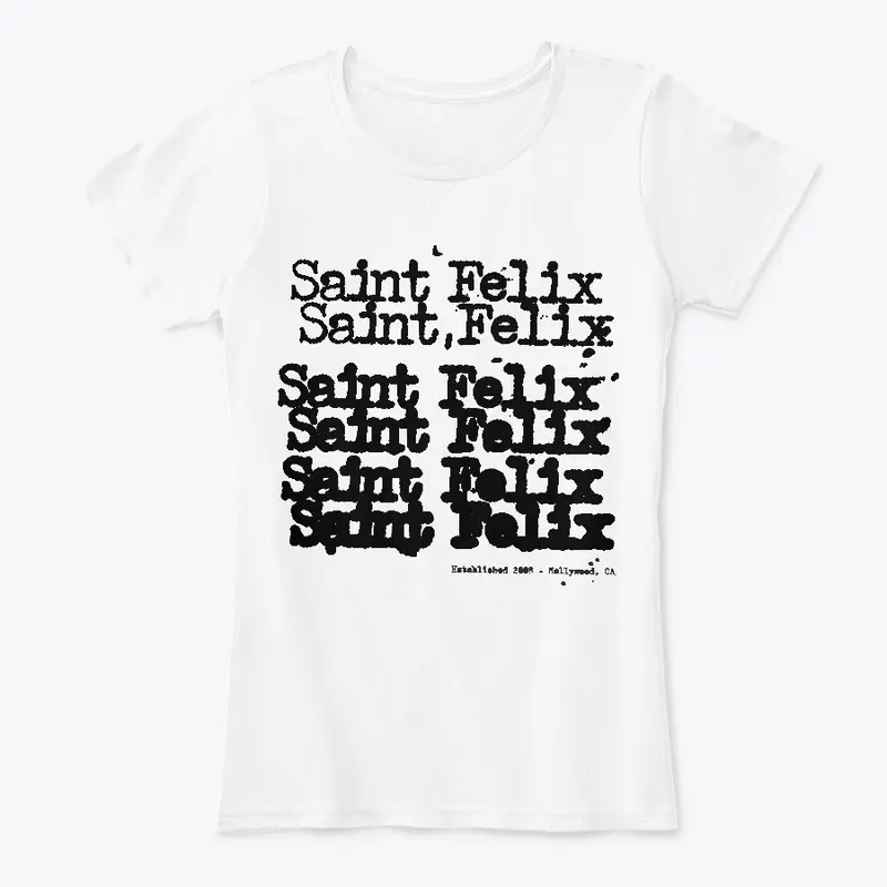 Womens Saint Felix Tee - Black Label